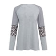 thumbnail image 4 of Christmas Long Sleeve Shirts for Women Merry Christmas Print T Shirt Xmas Leopard Tree T-shirt Holiday Graphic Tee Tops, 4 of 5