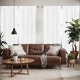 thumbnail image 2 of Ambesonne Grey and White Window Curtains, Small Squares, Each 28" W x 95" L, Grey Pale Grey and White, 2 of 5