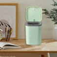 thumbnail image 6 of Kitchen Trash Can, Step-On Garbage Can with Lid, Tall Kitchen & Bathroom Trash Can, Small Office Waste Bin, Green - Xuniizn, 6 of 7