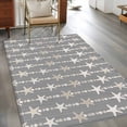 thumbnail image 3 of 3'x5' Area Rugs, Starfish Grey Indoor Outdoor Area Rug for Living Room Bedroom, Coastal Ocean Summer Sea Beach Washable Bathroom Rugs Kitchen Floor Carpet Mats Home Decor Aesthetic, 3 of 8