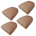 thumbnail image 1 of 4pcs Spandex Funda de Cojín de Asiento Elástico con Hebillas Ocultas Silla en hogar - marrón Yotijar Cubierta de asiento de silla de comedor, 1 of 5
