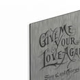 thumbnail image 2 of Luxe Metal Art 'Give Me Your Love Again (1893)' by Epic Portfolio, Metal Wall Art, 16"x24", 2 of 9