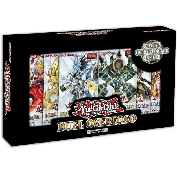 Yugioh Duel Overload Wm Box 56 New Cards 6 Duel Overload Booster Packs 5 Ultra Rares Walmart Com Walmart Com