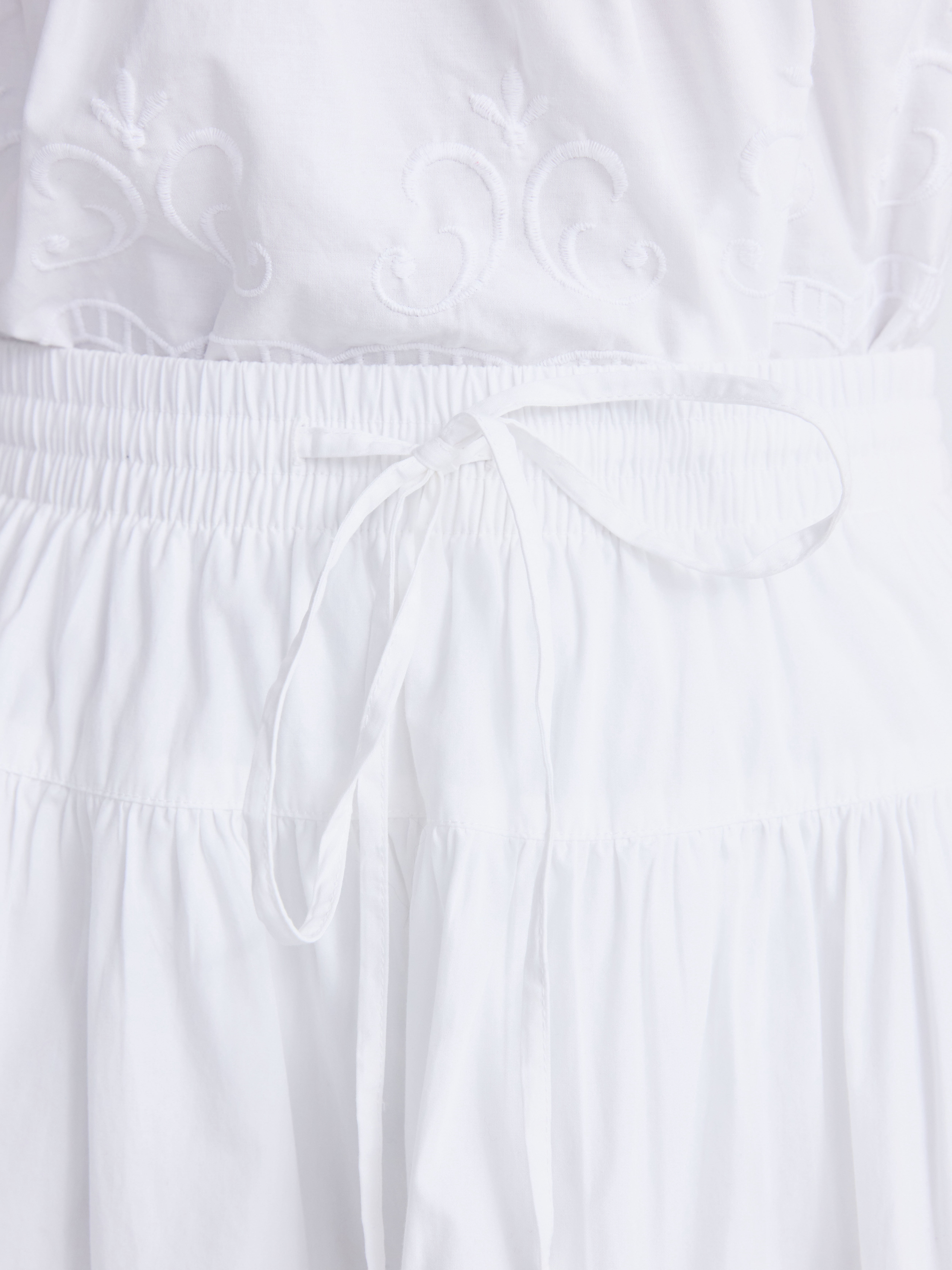 Free Assembly Women's Tiered Cotton Eyelet Mini Skirt, Sizes XS-XXL
