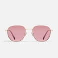 thumbnail image 1 of Quay Gafas de Sol Cuadradas Australia Big Time, Dorado/peonía, 1 of 2