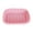 Square Pink, variant on Dream Lifestyle Hand-Woven Small Plastic Baskets, Rectangular Heart Shaped Storage Baskets for Countertop, Pretty Shoot Props Home Decor