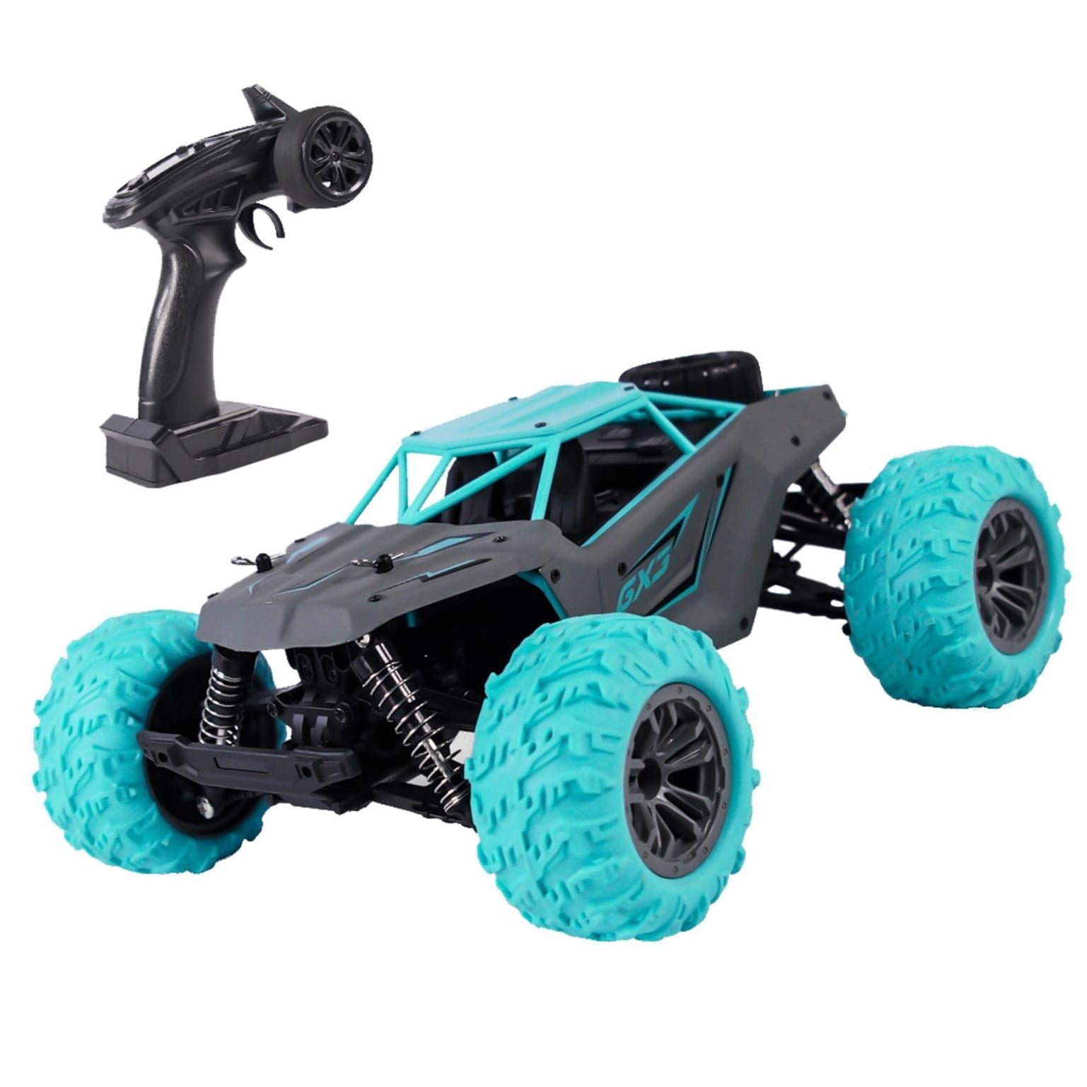 EQWLJWE Remote Control Car118Scale Remote Control Car, High Speed 2.4GHZ All Terrains Electric