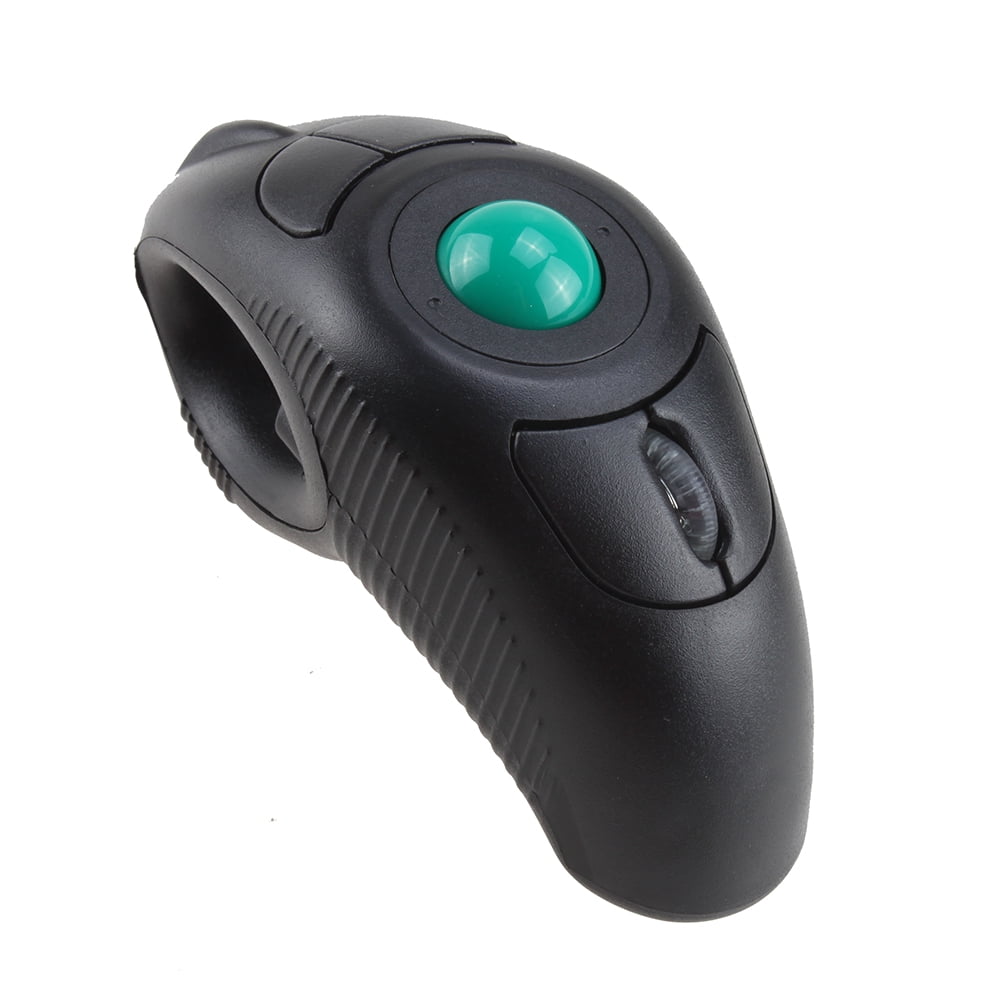 AGPtek Wireless Finger HandHeld USB Mouse Mice Trackball Mouse with laser pointer