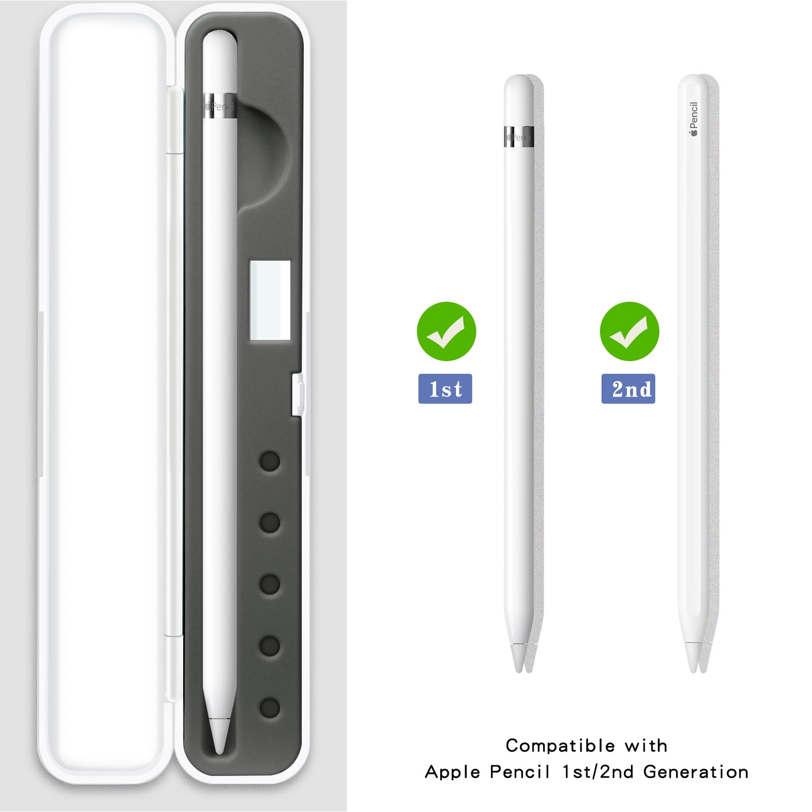 WWW Carrying Case Compatible with Apple Pencil 1st and 2nd 