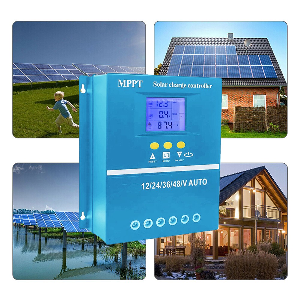 60A/80A/100A 12V-48V MPPT Solar Charge Controller PV Charger Controller
