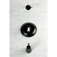 thumbnail image 5 of Kingston Brass  Restoration Tub and Shower Faucet Matte Black Matte, 5 of 5
