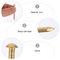thumbnail image 3 of Copper Nails for Home Use High-Quality Strong and Carpenter Round Nails 250g Golden, 3 of 6