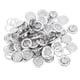 thumbnail image 1 of 50 Juegos de Ojetes con Arandelas Metálicas para Bricolaje, Manualidades 19 Mm Plata, 1 of 9
