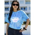 thumbnail image 2 of Manga Girl In Bathtub Tie Dye Cyclone Women -Image by Shutterstock, Female Small, 2 of 4