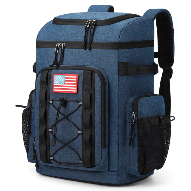 Maelstrom Mochila enfriadora, suave y ligera, a prueba de fugas, bolsa térmica de 35 latas, mantiene 35 latas calientes/frías durante hasta 16 horas, mochila impermeable para almuerzo para hombres y m