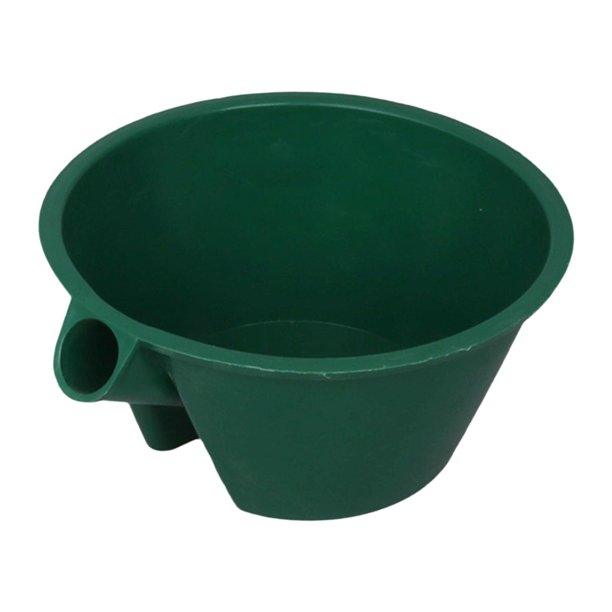 Cuchara de riego para jardín, cubo para herramientas de jardín, cucharón de agua para uso doméstico y exterior verde