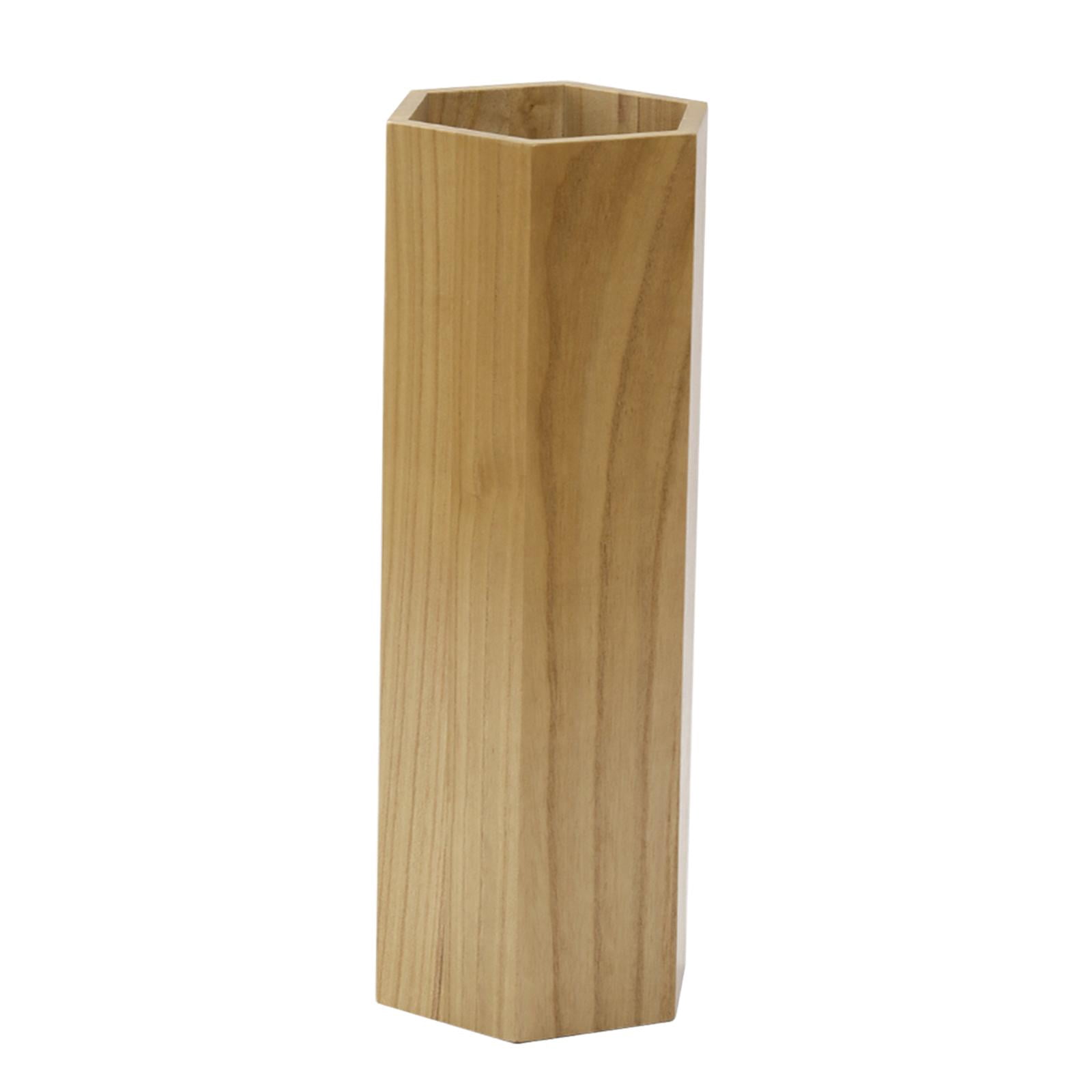 SunniMix Wooden Umbrella Holder Modern Umbrella Rack for Living Room Entryway Hallway B