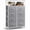 Light Gray, variant on GALAXHERO Tall Fabric Dresser with 8 Drawers and Open Shelves, Chest of Drawers with Fabric Drawers, Closet Organizer for Bedroom Hallway Dorm Room, White