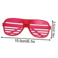 thumbnail image 3 of HJJLRH LED Glasses Party Favors Light Up Glasses, Glow Sticks Glasses Neon Sunglasses, Glow In The Dark Party Supplies Accessories for Kids Adult, Birthday Wedding Pool Fiesta, 3 of 5