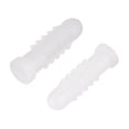thumbnail image 1 of 50pcs 7mmx25mm Plastic Expansion Pipe Column Concrete Anchor Wall Plug White for Home Garden DIY Application, 1 of 5