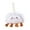 B, variant on Adorable Plush Roll Bread Keychain, Soft Stuffed Cartoon Bun Toy, Cute Mini Bag Charm for Kids and Adults, Gift Idea