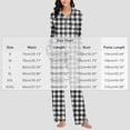 thumbnail image 3 of Cmtiyu Pajamas for Women Set Long Sleeve Notch Collar Button Pockets Top And Pants, Casual Loose Printed Loungewear Set, S-3XL, 3 of 6