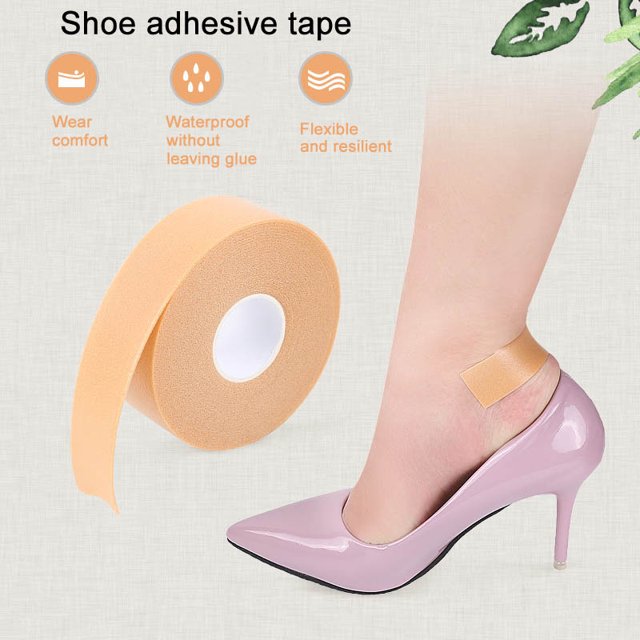 Autocollant de Talon Imperméable en Mousse Résistant à l'Usure pour Chaussures à Talons Hauts