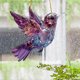 thumbnail image 4 of Adorno artístico Sky Stained Adornos navideños 2D con alas dobles Suncatcher Diseño de pájaros, 4 of 6