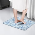 thumbnail image 4 of Pioneer Flower Floral Print Flannel Non Slip Door Rugs,Washable Door Mats Indoor,Decorative Door Mats,Dirt-Resistant and Absorbent Doormat for Entrance,Bedroom,Kitchen,Bathroom,23.5"x16", 4 of 5