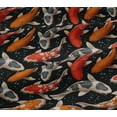 thumbnail image 4 of oneOone Cotton Jersey Black Fabric Bubbles & Koi Fish Ocean Sewing Fabric By The Yard Printed Diy Clothing Sewing Supplies 58 Inch Wide, 4 of 4