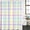 Pink Blue Yellow, variant on Green Beige Plaid Shower Curtain Set - Small 36" x 72" Washable Bathtub Curtain with 12 Hooks, Buffalo Farmhouse Art Checkered Waterproof Fabric Stall Shower Curtains for Bathroom/Bathtub Décor