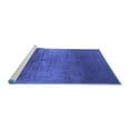 thumbnail image 2 of Ahgly Company Machine Washable Indoor Rectangle Oriental Blue Industrial Area Rugs, 5' x 7', 2 of 4