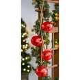 thumbnail image 3 of Evergreen 33 in. Oversized Red Jingle Believe Metal Bell Chime, 3 of 3