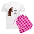 thumbnail image 6 of CafePress - Id Rather Be Riding! Horse Men's Light Pajamas - Men's Light Loose Fit Cotton Pajama Set, 6 of 7