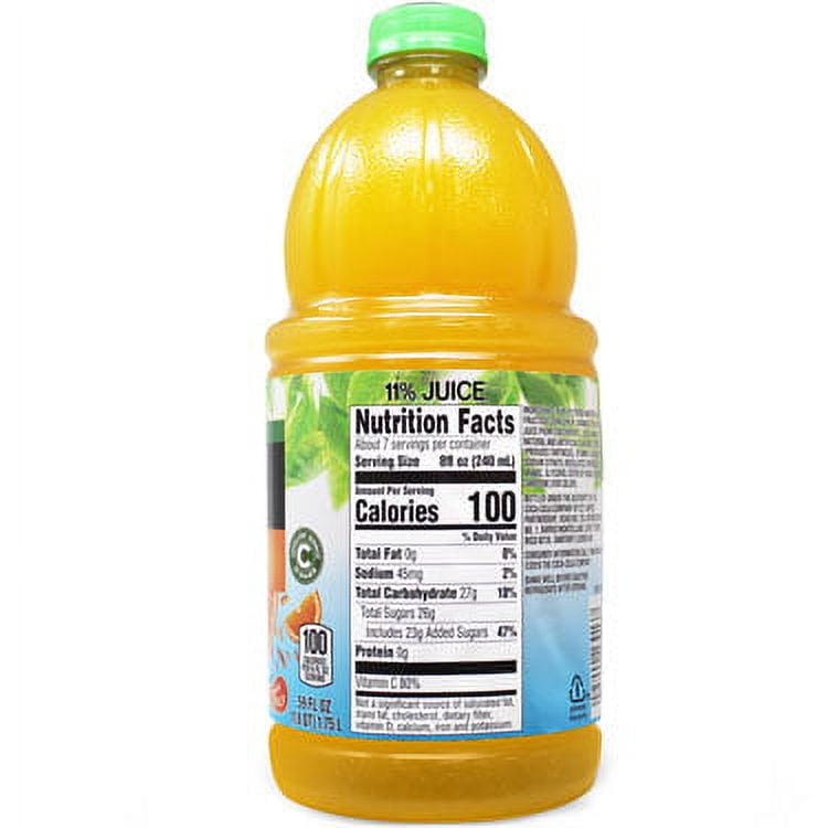 Del Valle Pulpy Orange Juice, Juice Drink, 59 fl oz Plastic Bottle