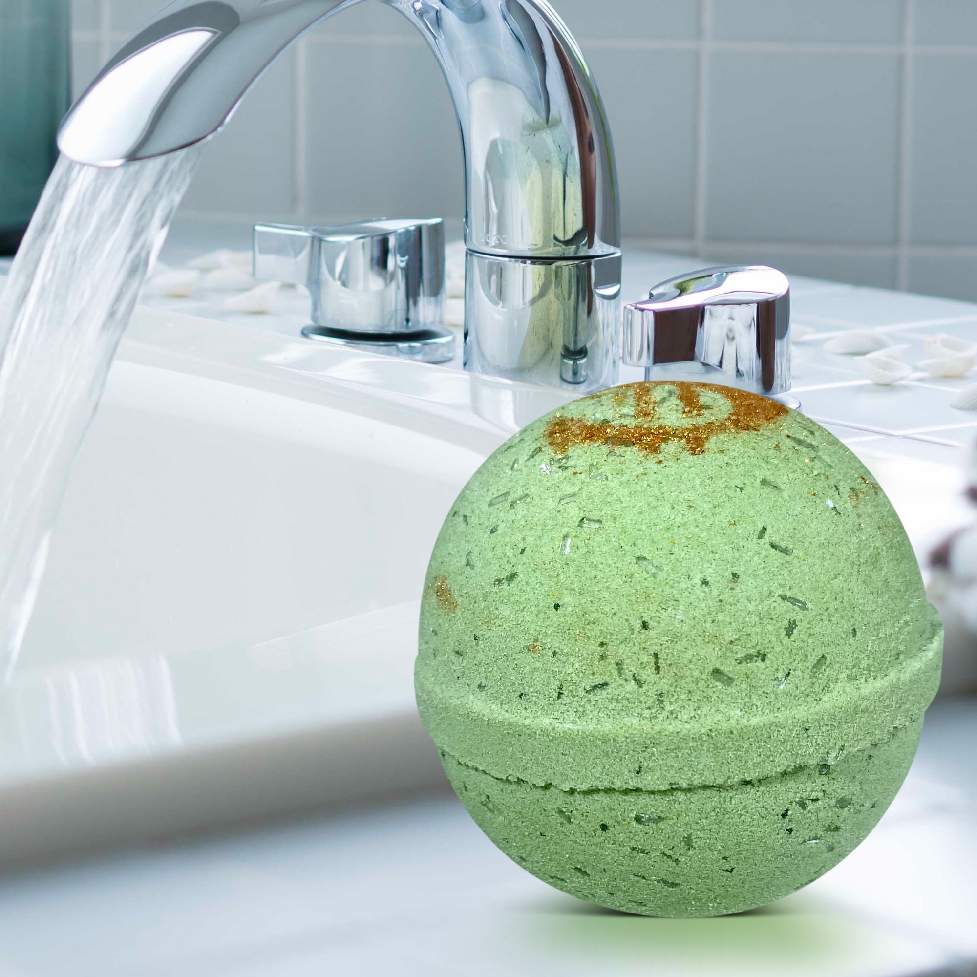 4 Set Bath Bombs with Money Surprise Inside - Prize up to 100 Inside - Handmade from Natural and Organic Ingredients - Made in USA