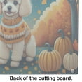 thumbnail image 5 of Carolines Treasures DAC1063LCB 15 x 12 in. Poodle Fall Glass Cutting Board - Large, 5 of 5