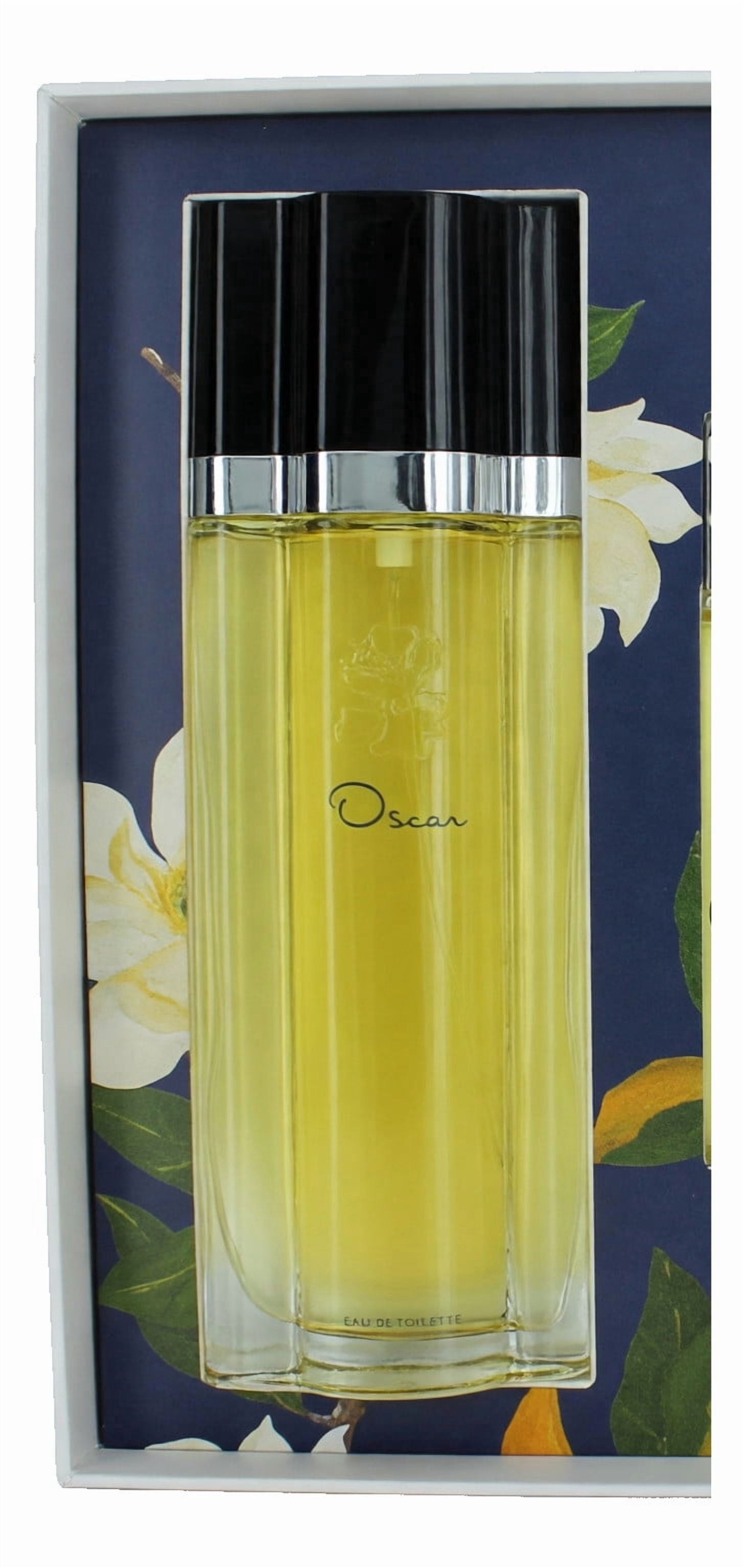 Oscar de la Renta Oscar, Oscar Signature Eau de Toilette 3 Piece Gift Set for Women - Perfume Spray 3.4 Fl. Oz, Travel Spray 0.5 Fl. Oz, and Body Lotion 3.4 Fl. Oz.