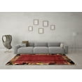 thumbnail image 3 of Ahgly Company Indoor Rectangle Abstract Brown Modern Area Rugs, 7' x 10', 3 of 4