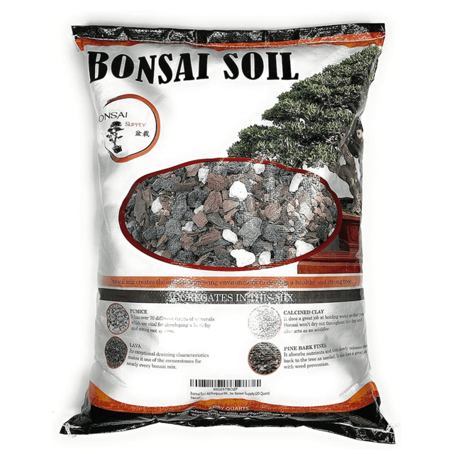 The Bonsai Supply Soil Mix, Fast Draining Coarse Blend for All Bonsai Varieties