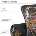 thumbnail image 4 of Yayeee Faucet Mat for Kitchen Sink 30" Diatomite Long Splash Guard Pad, Colorful Skeleton Sun, 4 of 7