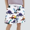 thumbnail image 2 of Tfken Toddler Boy Child Shorts Cartoon Print Drawstring Stretchy Cute Walkshorts Shorts Size 1-2 Years, 2 of 8