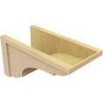 thumbnail image 5 of 12"W x 24"D x 12"H Wide Bryant Rough Cedar Woodgrain TimberThane Corbel, Primed Tan, 5 of 6