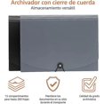 thumbnail image 4 of A4 Folding Folder, 2 Pack, Grey, Black/Grey, 4 of 5