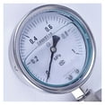 thumbnail image 2 of Flanged All Stainless Steel Pressure Gauge Flange Connection Stainless Steel Diaphragm Pressure Gauge Shock Resistant Pressure Gauge, 2 of 4