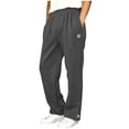 thumbnail image 4 of NAISIBABY Big Boys Sweatpants Drawstring with Pockets School Uniform Winter Fleece Pants Dark Gray Size 13, 4 of 9