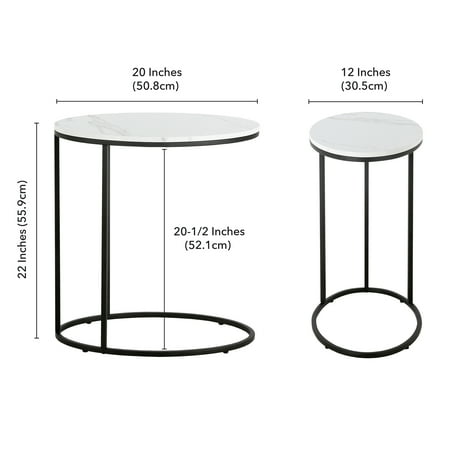 Camden&Wells - Enzo Side Table - Blackened Bronze