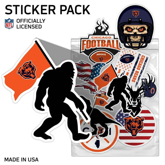 Chicago Bears Assorted Sticker Pack