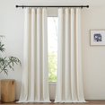 thumbnail image 5 of EcoNesxp Faux Linen Woven Long with Rod Pocket and Back Pull Loop, 5 of 5