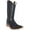 Black, variant on The Western Shops Men’s Crocodile Alligator Print Snip Toe Cowboy Boot 12 inch Shaft